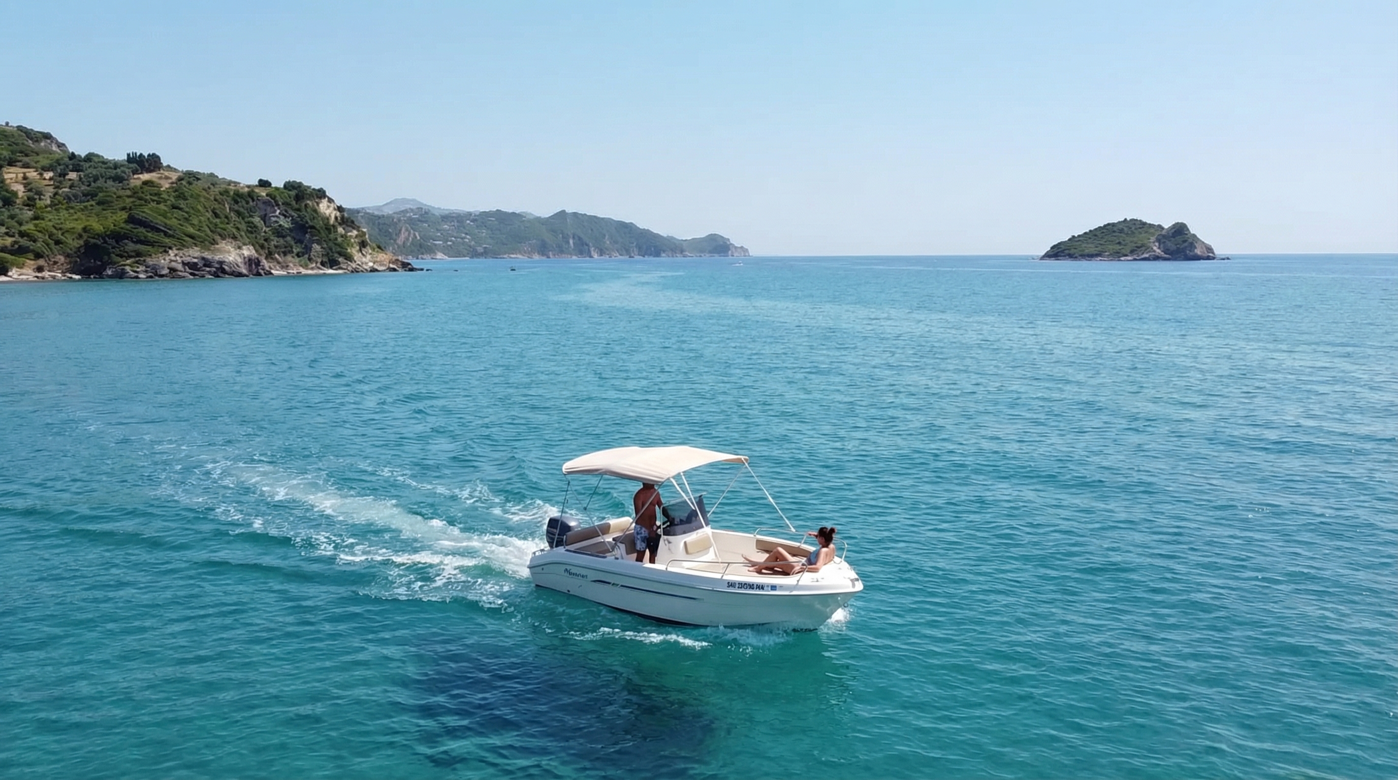 Boottochten langs de prachtige Corfu kust