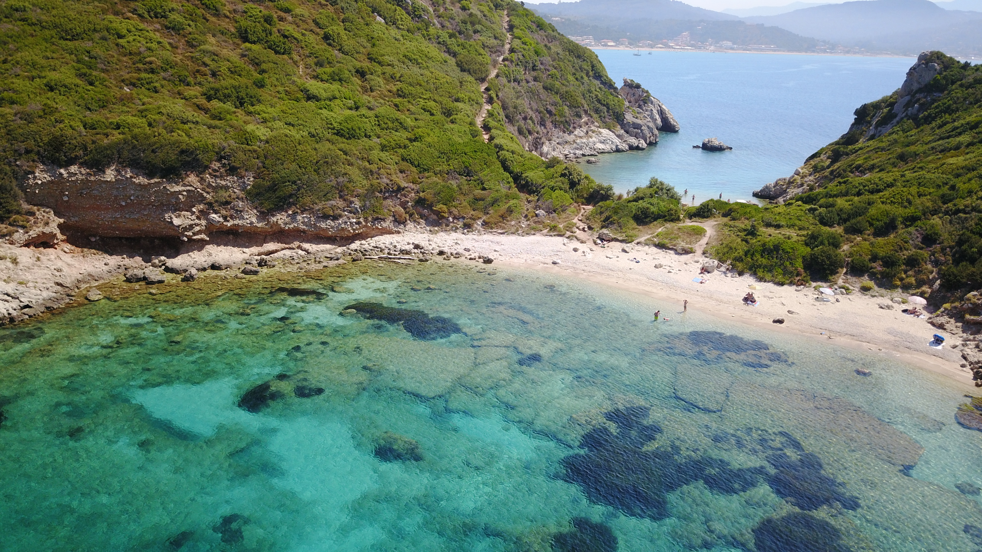 Morning light on the villa terrace